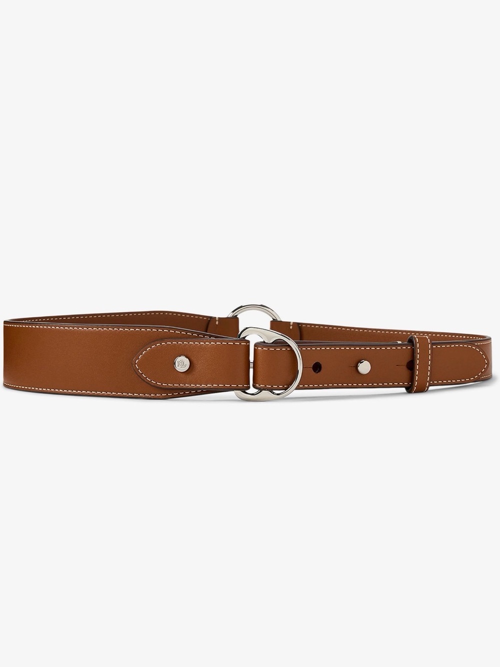 Lauren Ralph Lauren Equestrian D-Ring Leather Belt
